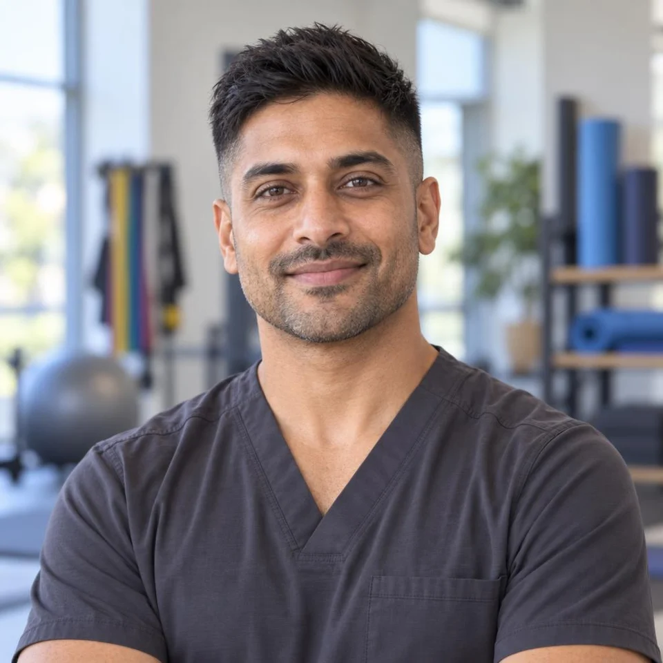 Arjun M., from a sports chiropractic clinic
